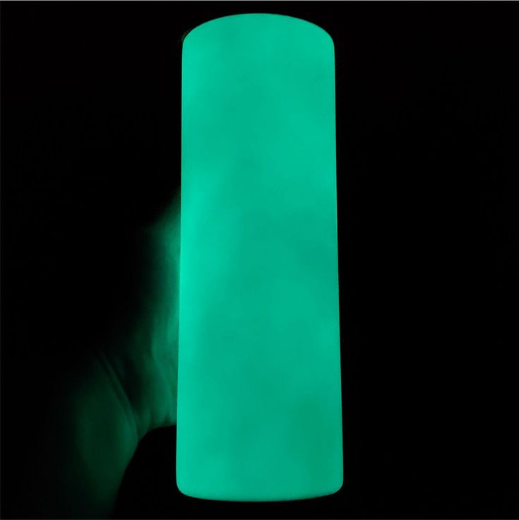 tumbler 100% pesonalizados Glow in the dark Green and blue
