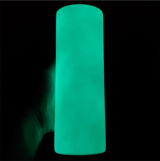 tumbler 100% pesonalizados Glow in the dark Green and blue