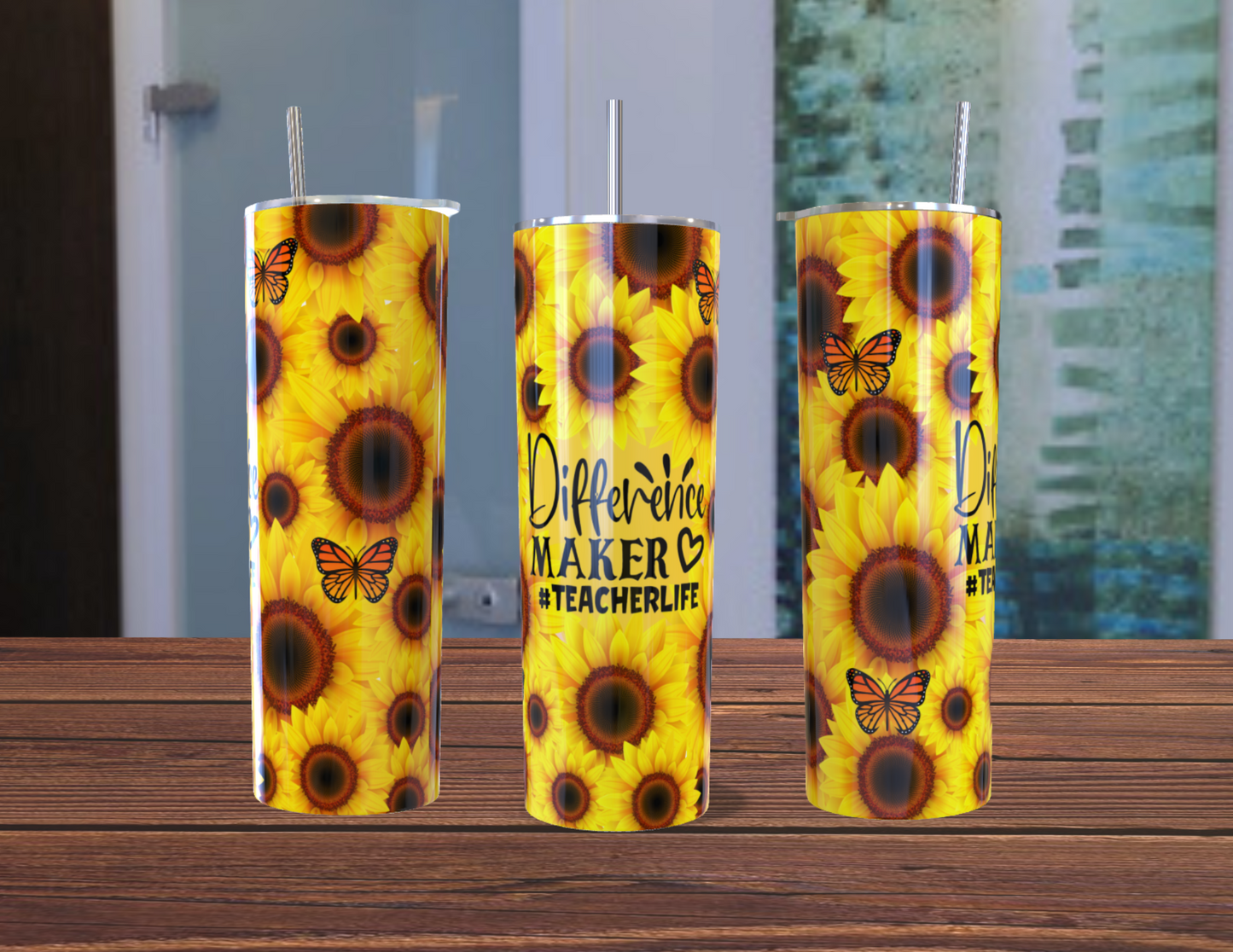 Tumbler personalizado para el regalo persona para tu maestra favorita