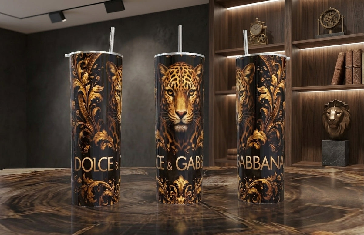 Tumbler Dior Inspired - Alas de Ángel Glitter Rosa 20oz | Travel Mug