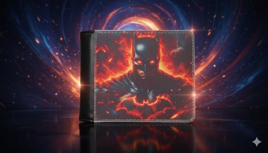 Cartera Para Hombre con Diseños de Batman y Jack
