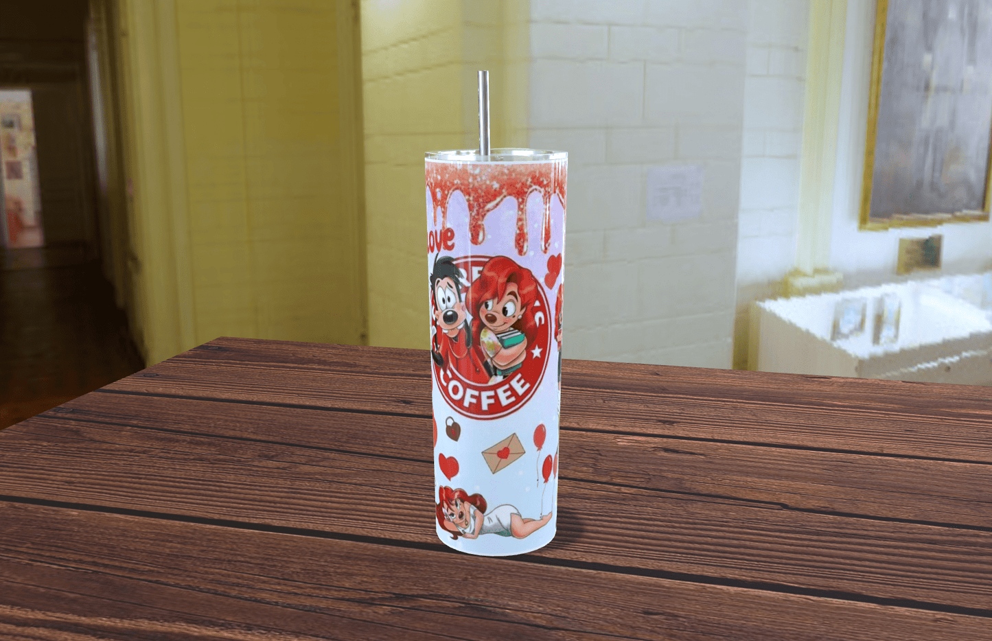 Tumbler Max y Roxanne Love Coffee Drip 20oz