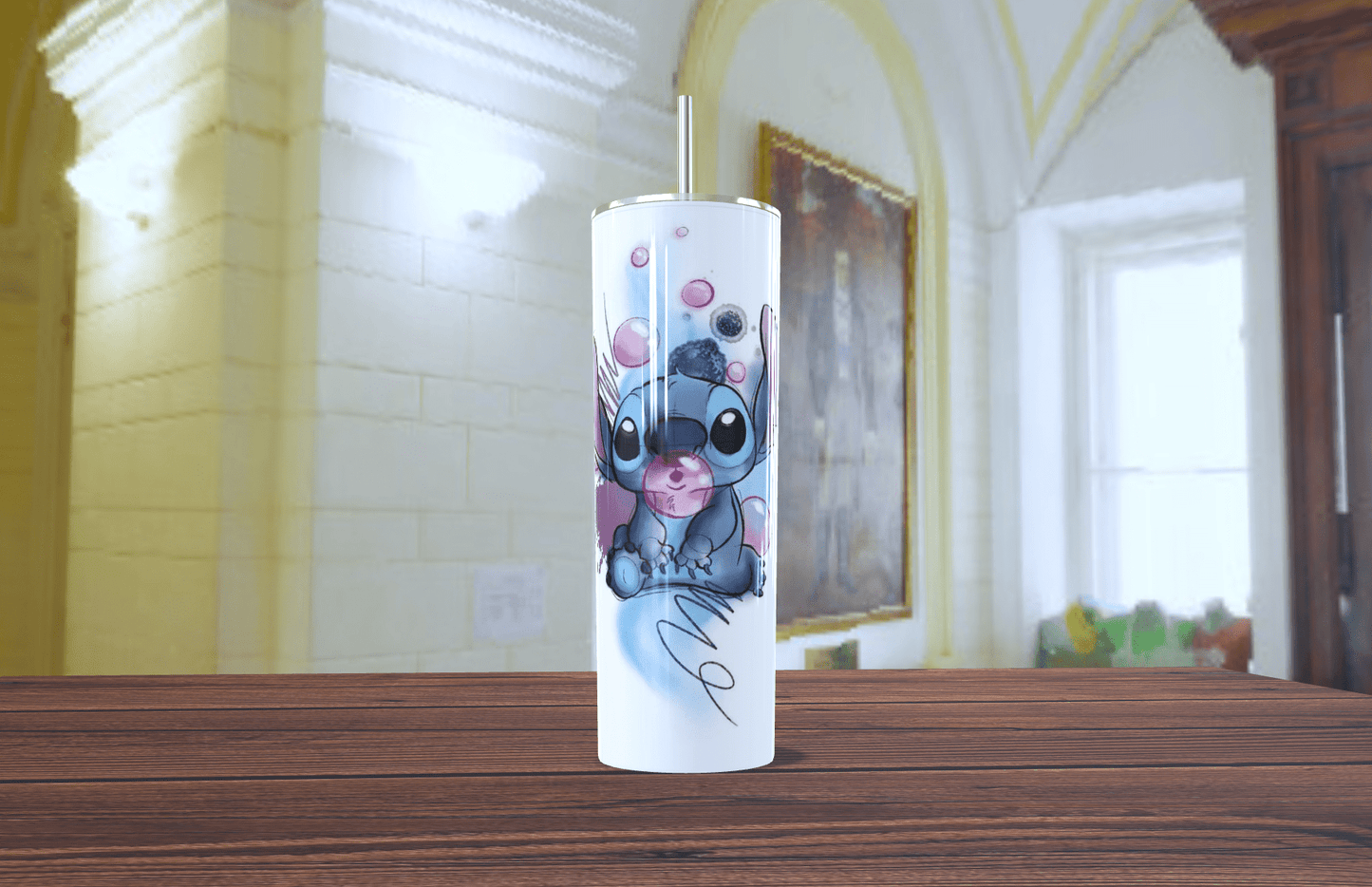 Tumbler Stitch Burbujas 20oz