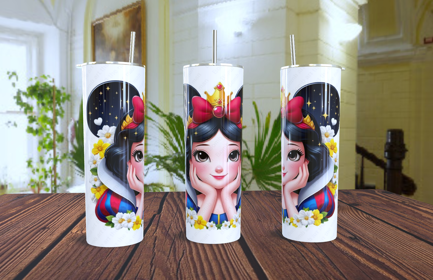 Blancanieves Tumbler 20oz - Snow White Princess