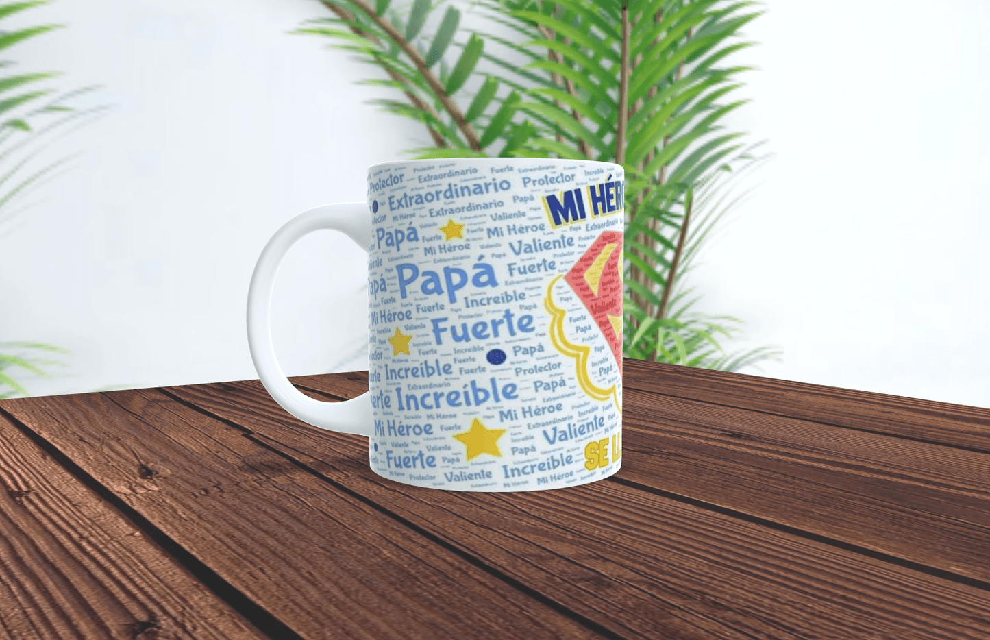 Taza Mi Héroe Favorito Se Llama Papá - Superman 11oz