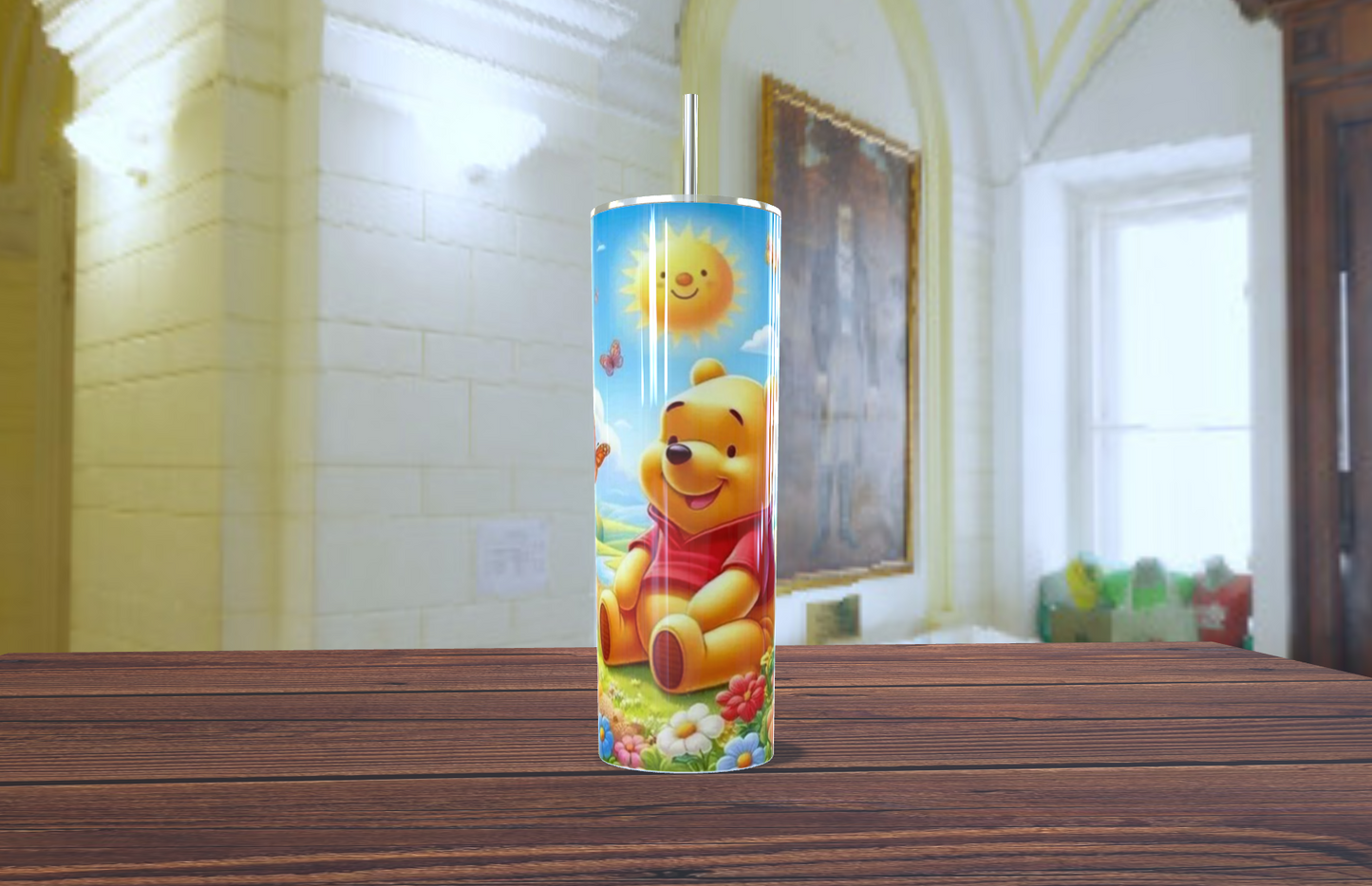 Tumbler con imagen de Winnie the pooh