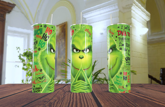 Diseño 'El Grinch Navideño' - 20oz