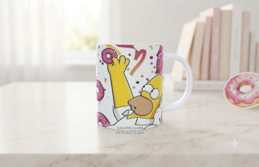 Taza Los Simpson Donuts 11oz