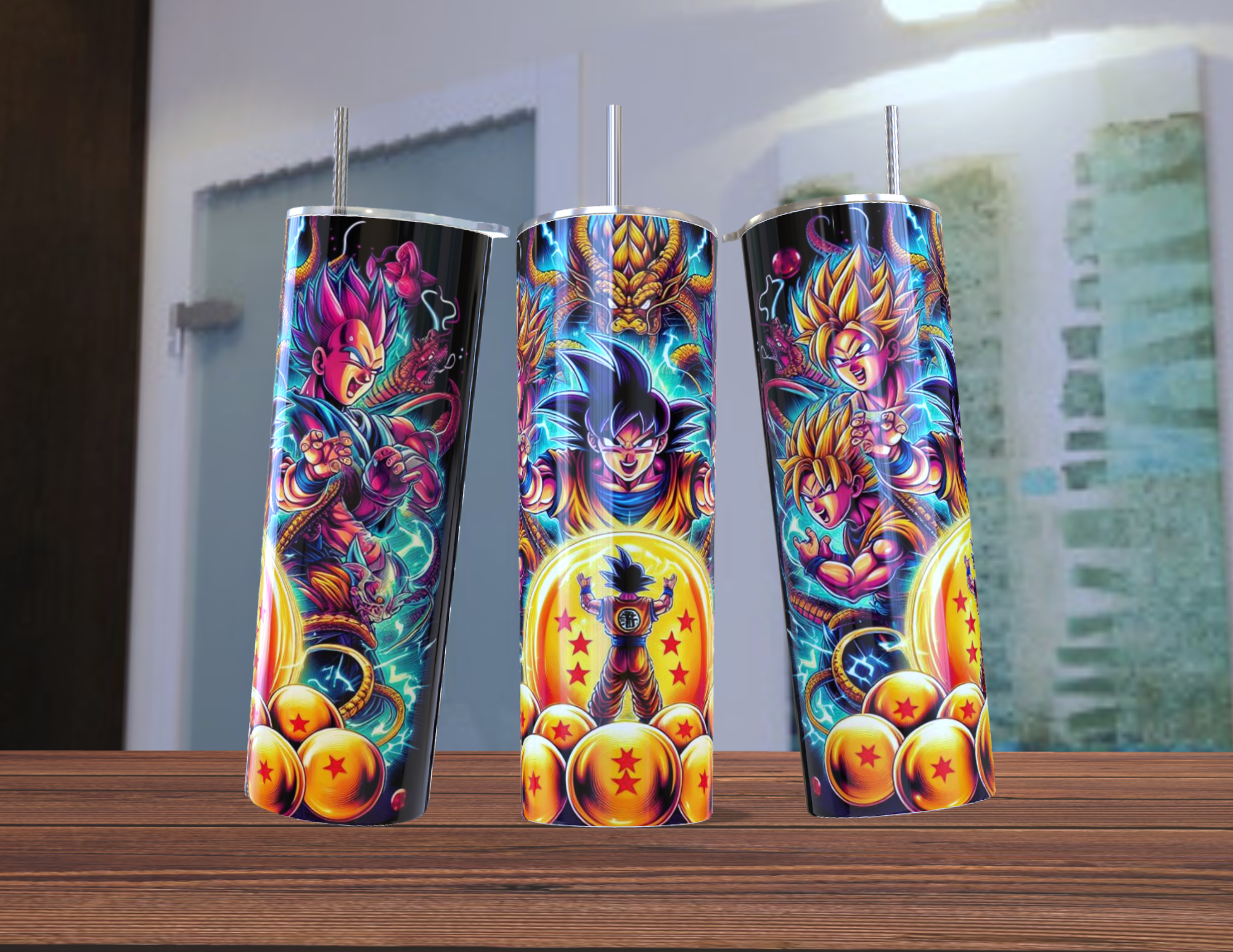 Tumbler personalizado con imagen de Dragon Ball Z