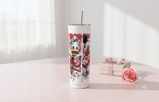 Tumbler Happy Valentine's Disney Friends | Travel Mug