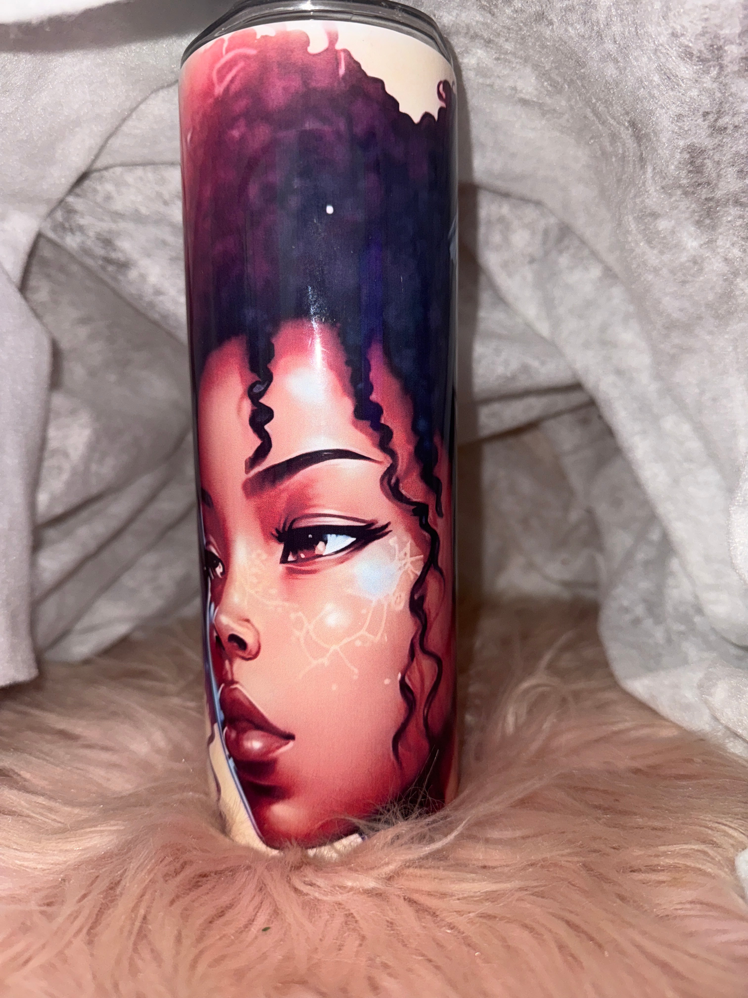 Tumblers personalizada con imagen te chica en la Luna