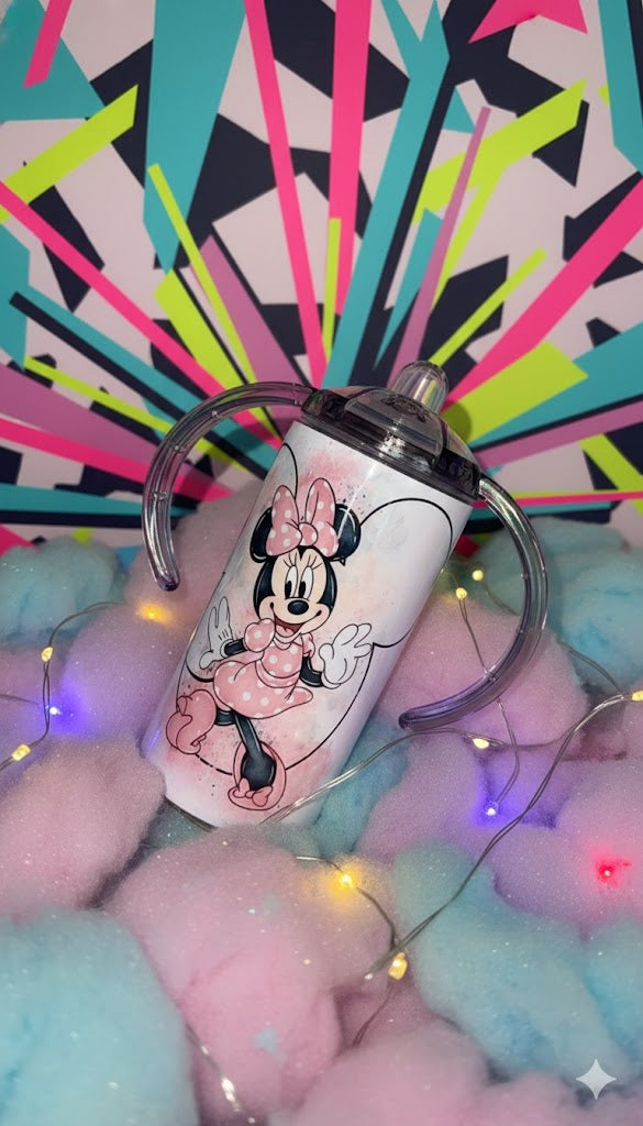 🎀 Tumbler Infantil de Minnie – Dulce, práctico y perfecto para tu peque 🎀