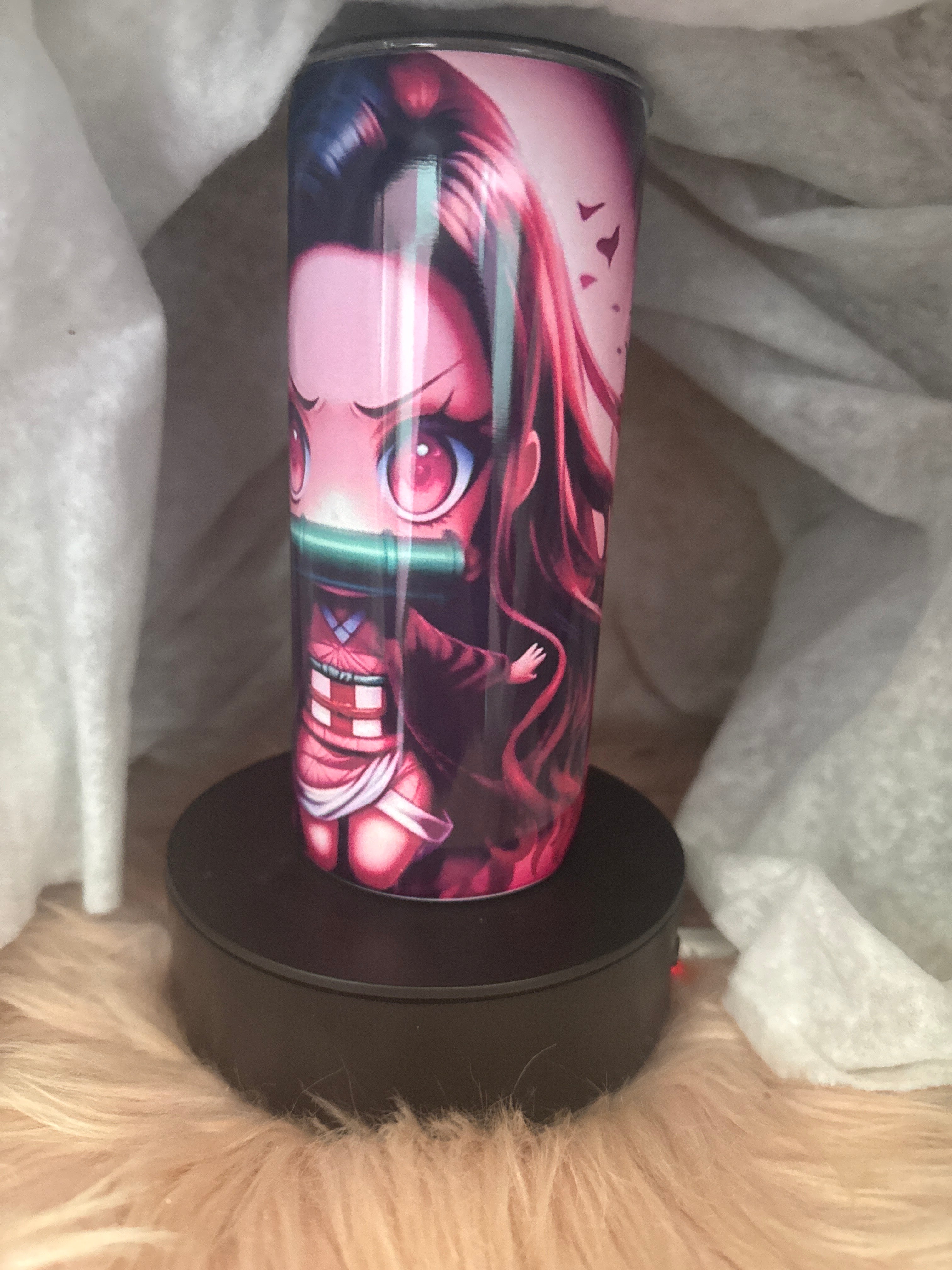 Tumbler  personalizado con imagen de Nezuko