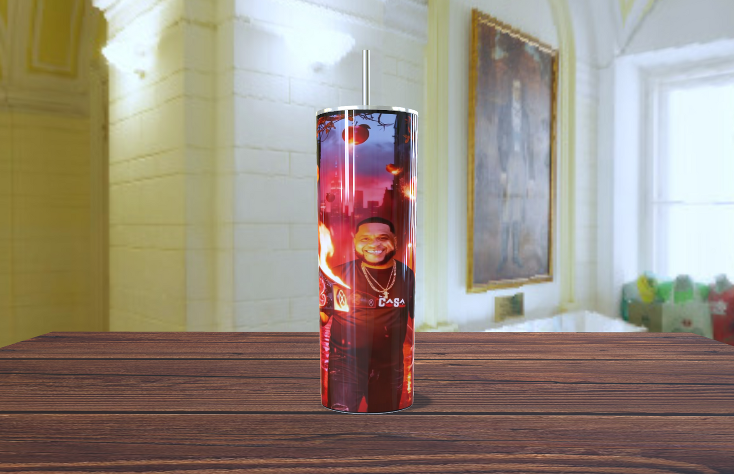 🥭🍓 Tumbler Fruta – Casa de Alofoke 2 🍍🍉