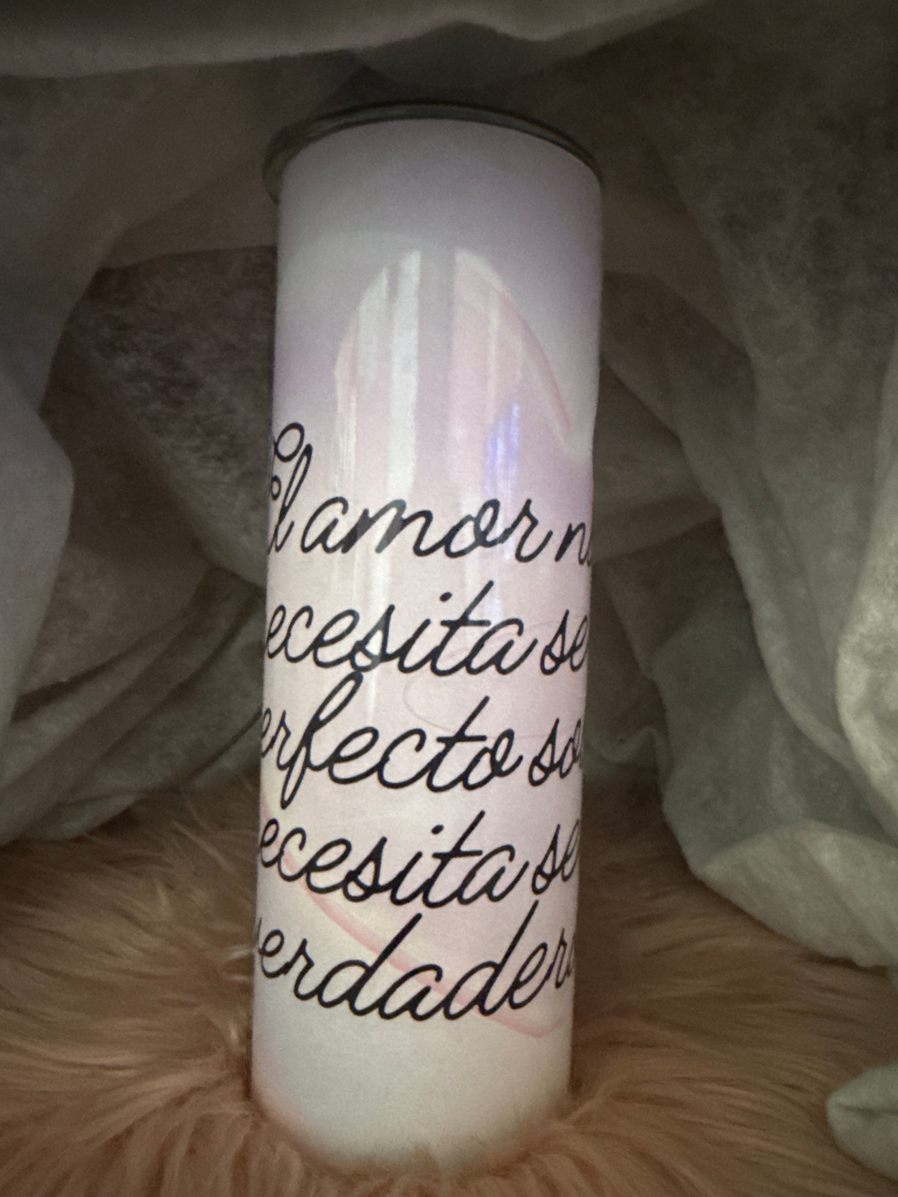 Tumbler personalizado referente al amor