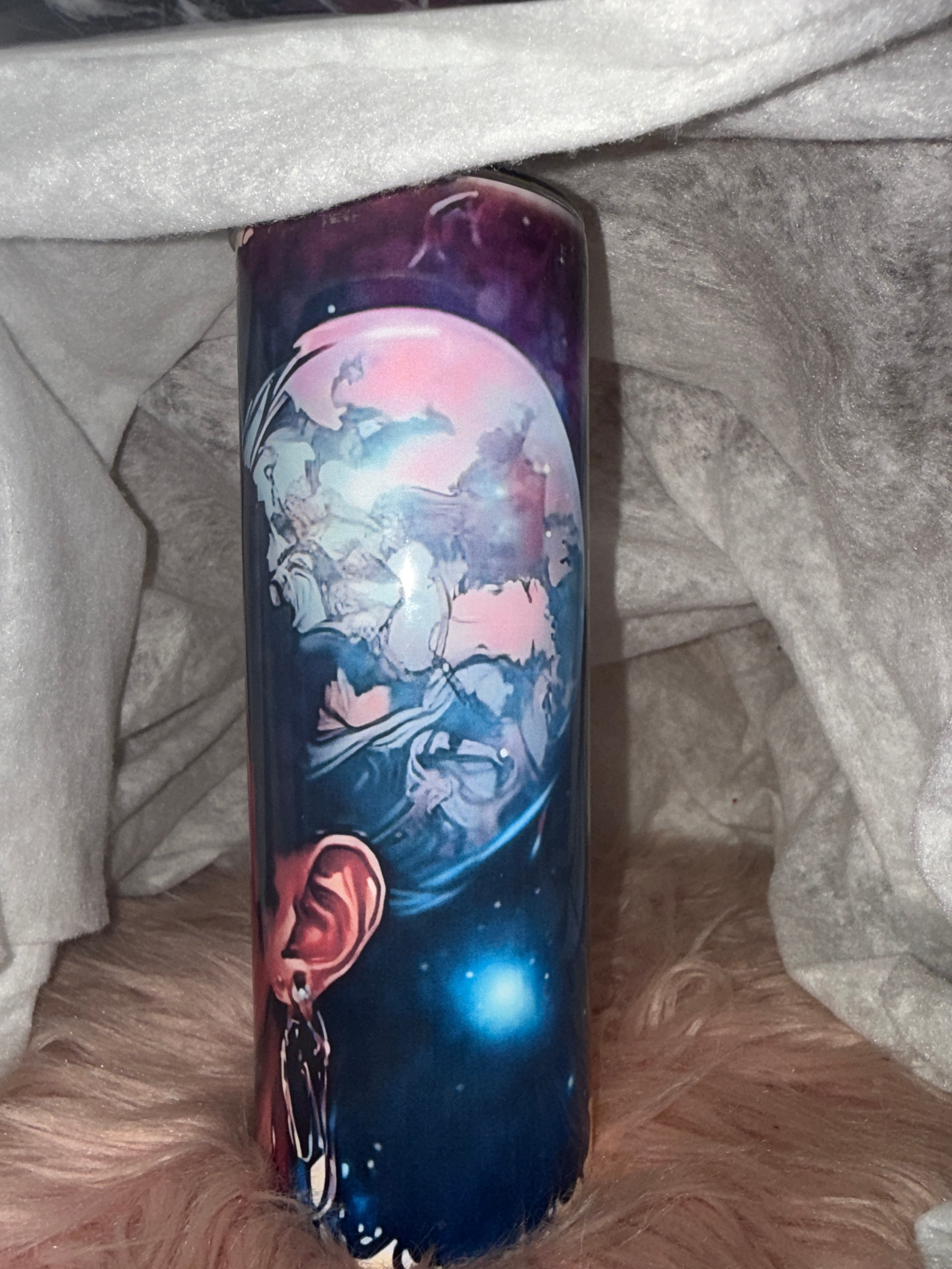 Tumblers personalizada con imagen te chica en la Luna