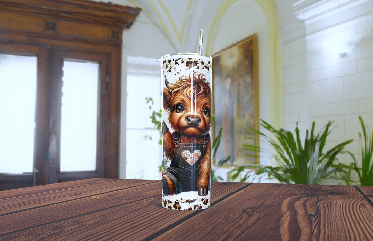 Tumbler de Vaquita – Dulzura y ternura en cada sorbo 🐮 '