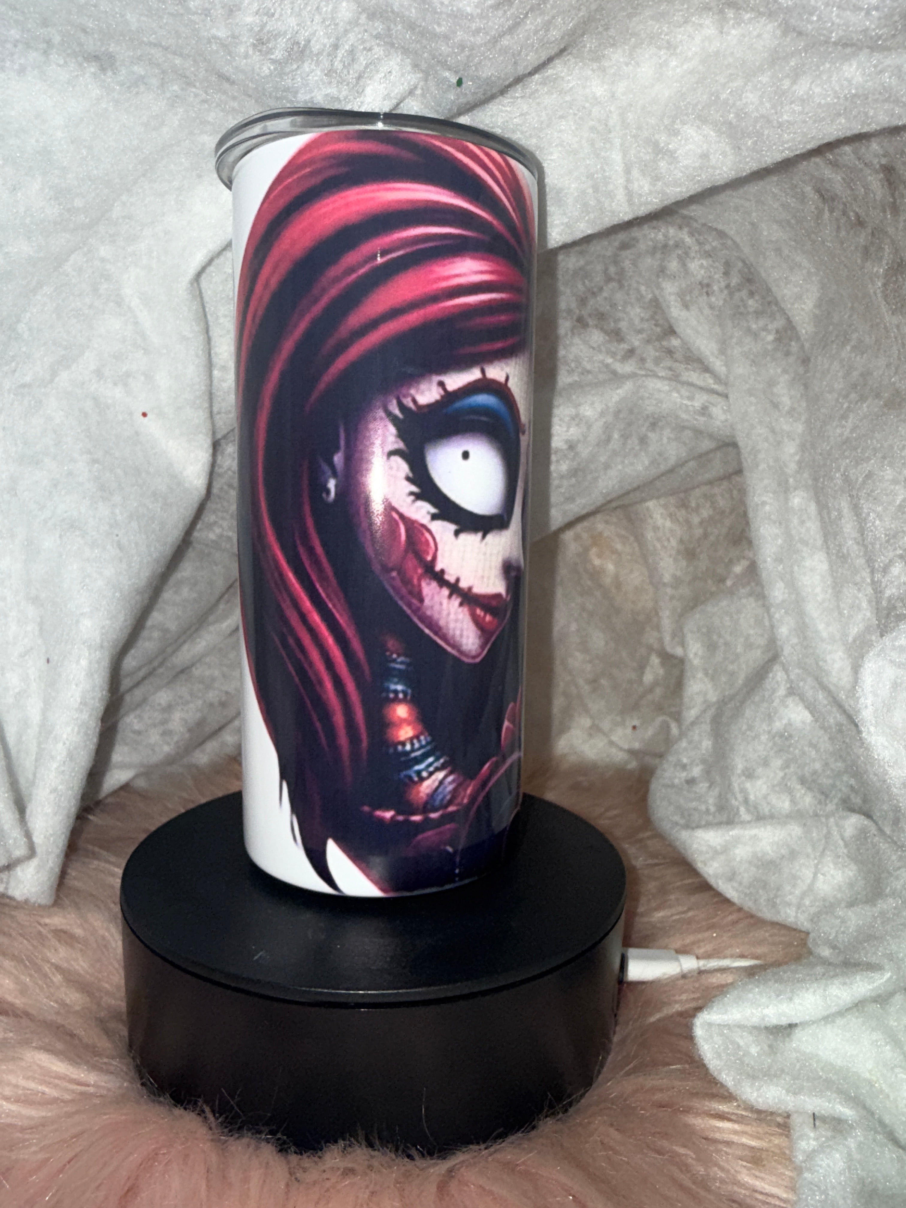 Tumblers personalizada con imagen de Jack and sally