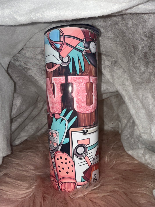 Tumblers personalizada con imagen de enfermería