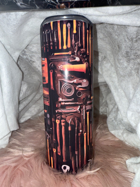 Tumblers personalizada con imagen de herramientas