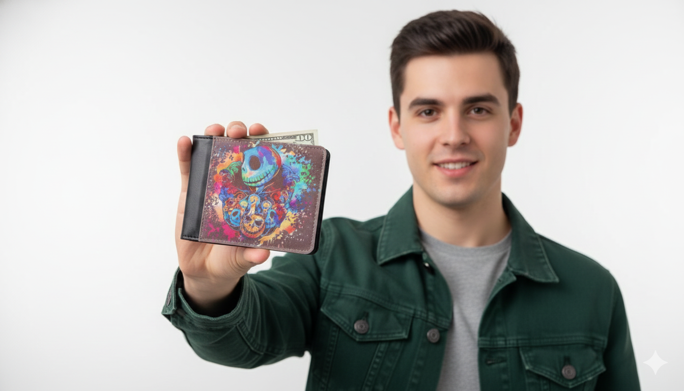 Carte Para hombre con diseños de Batman y Jack