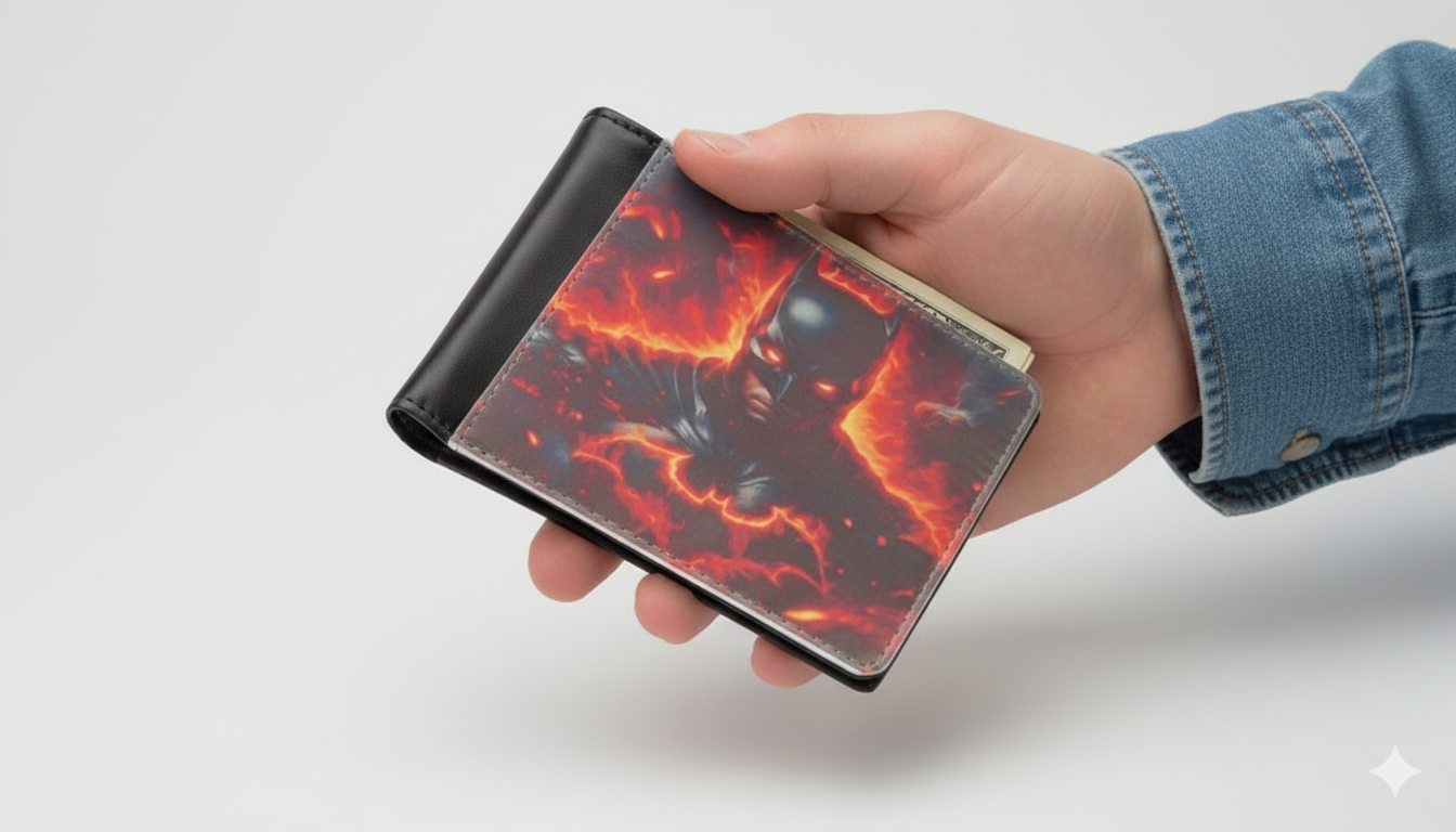 Carte Para hombre con diseños de Batman y Jack