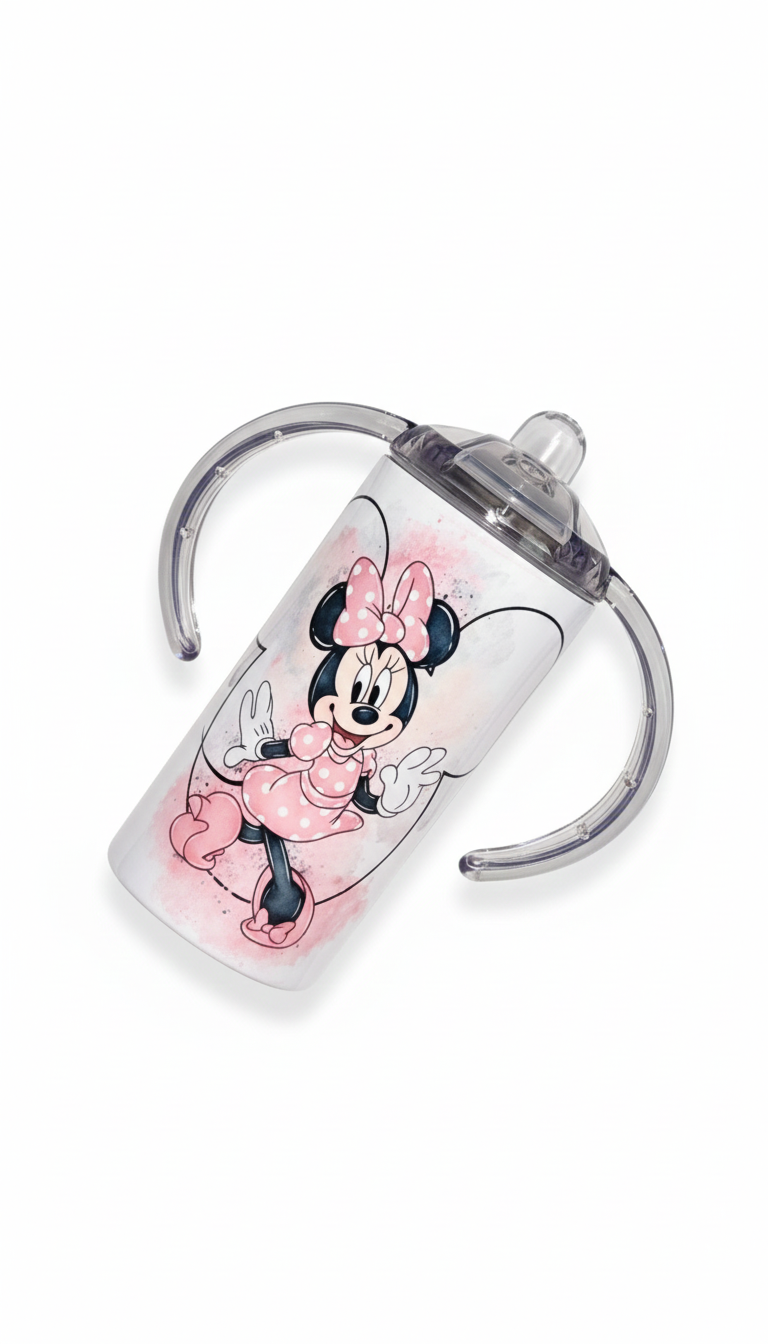 🎀 Tumbler Infantil de Minnie – Dulce, práctico y perfecto para tu peque 🎀