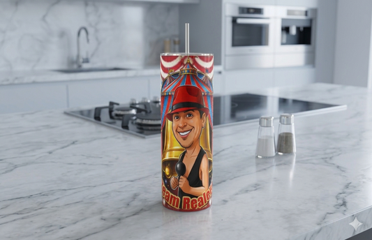 Dream Realer Circus Tumbler – 20oz Skinny Tumbler
