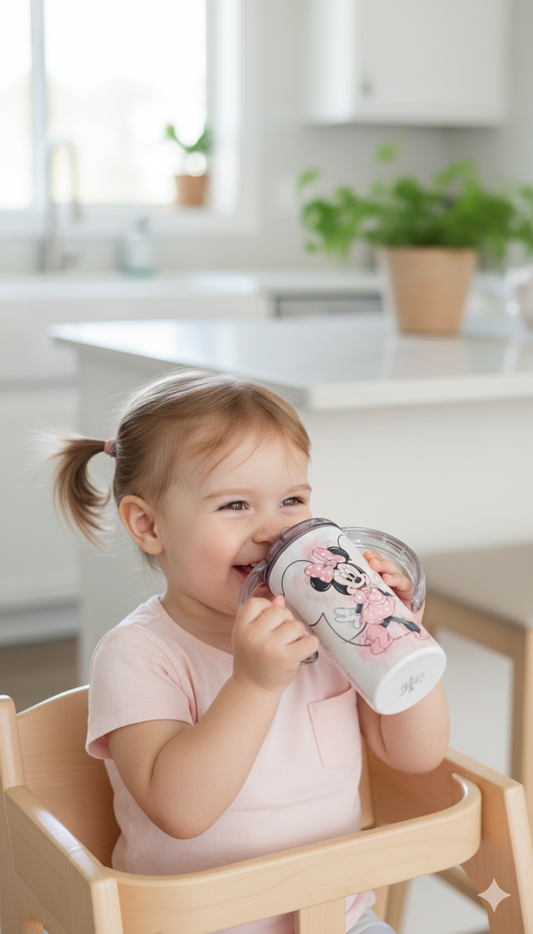 🎀 Tumbler Infantil de Minnie – Dulce, práctico y perfecto para tu peque 🎀