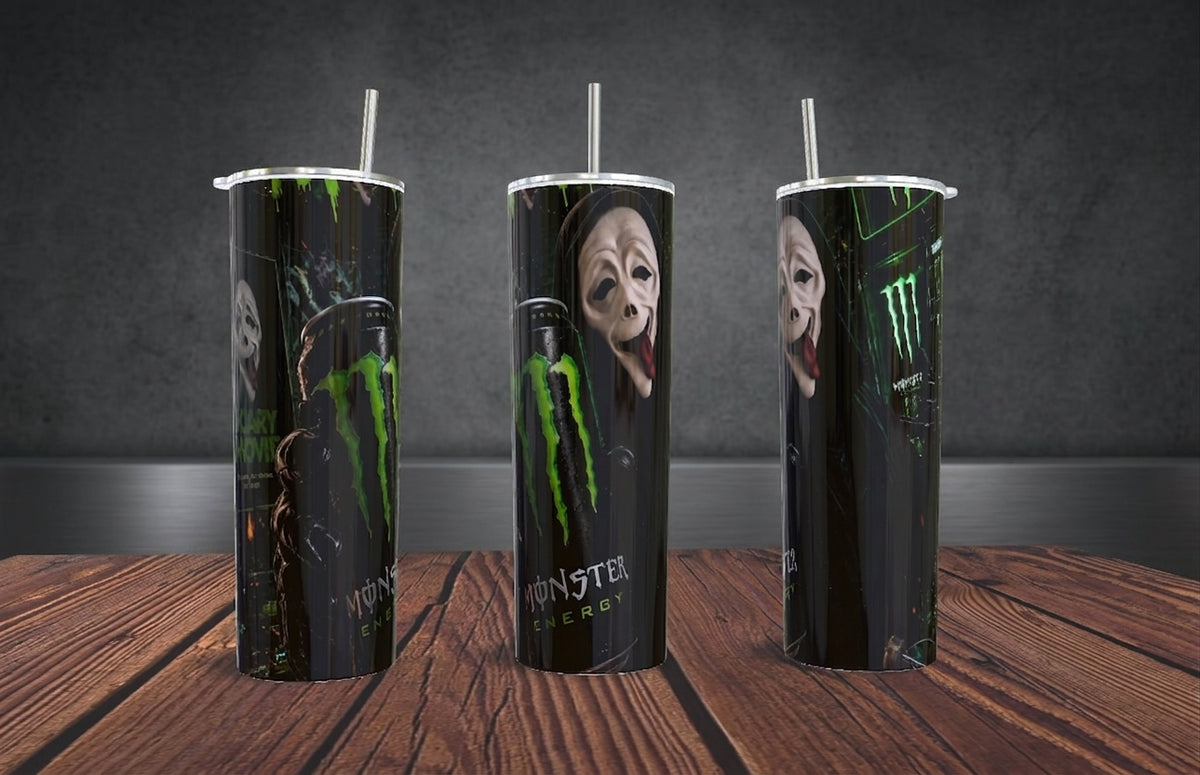 Tumbler Monster Energy x Scream - Horror Edition 20oz | Travel Mug
