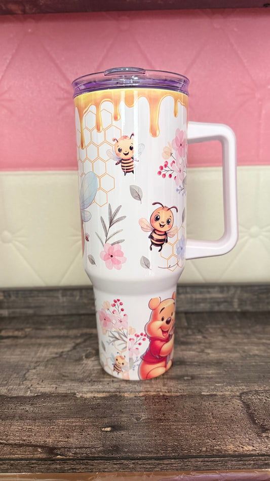 Winnie the Pooh Bee Tumbler 40oz – Honey Drip Design