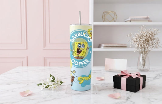Tumbler Bob Esponja x Starbucks Coffee - SpongeBob SquarePants 20oz | Travel Mug