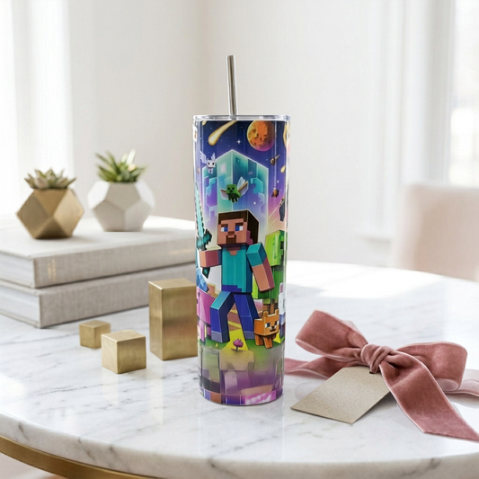 Tumbler Minecraft Galaxia 20oz| Travel Mug