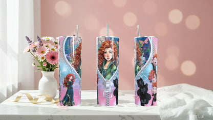 Tumbler Mérida Brave Zipper 20oz| Travel Mug