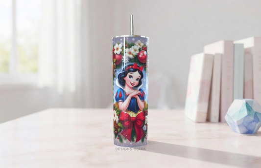 Blancanieves Christmas Tumbler 20oz - Snow White Navidad| Travel Mug