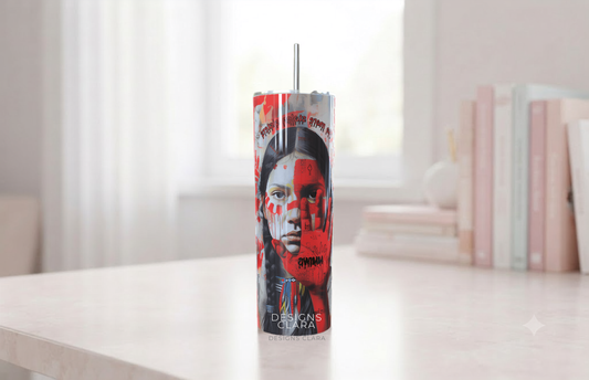 MMIW Indigenous Awareness Skinny Tumbler 20oz| Travel Mug