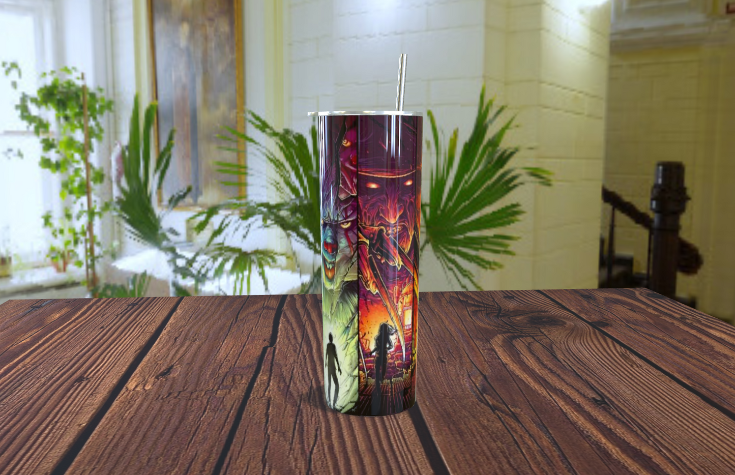 Tumbler de Horros para  Halloween