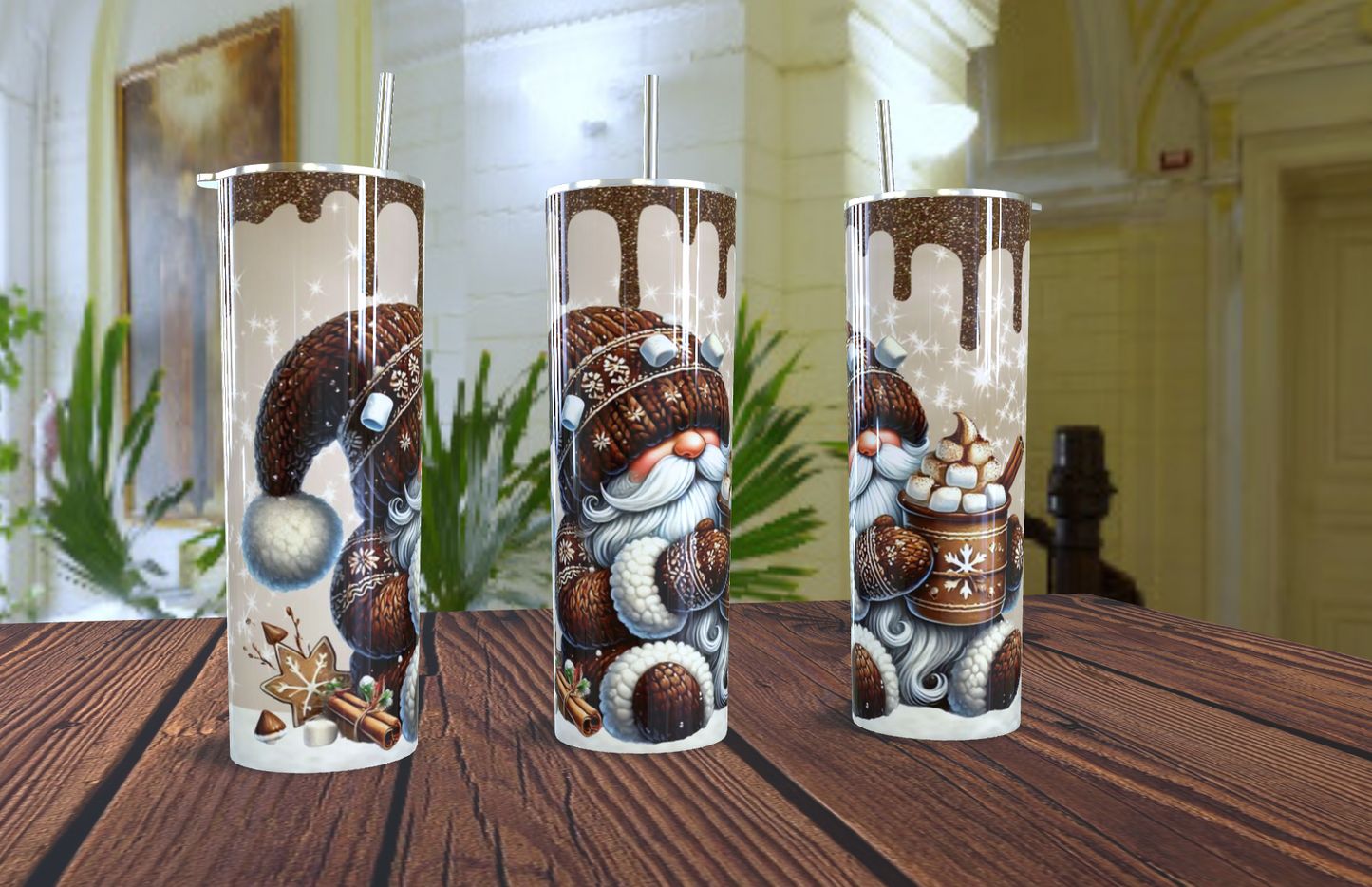 Tumbler de 20 OZ para esta navidad con image de nomo