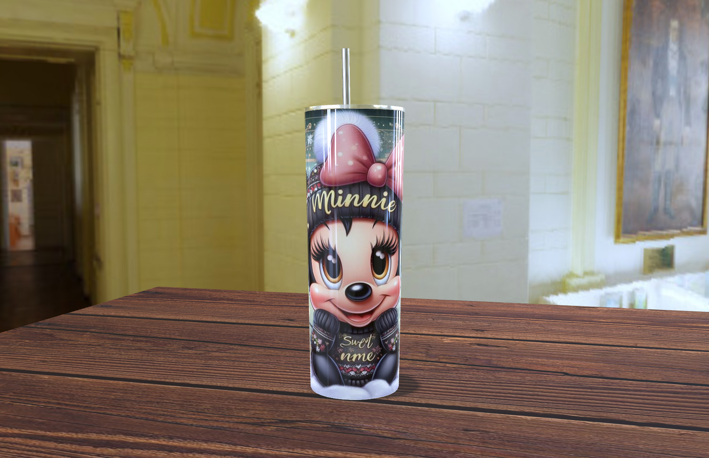 Tumbler de 20 OZ con imagen de Minnie