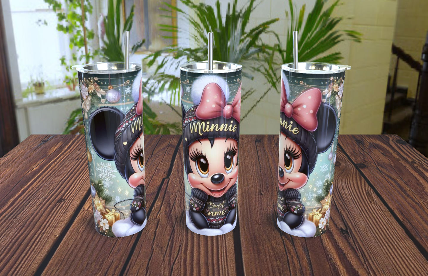 Tumbler de 20 OZ con imagen de Minnie