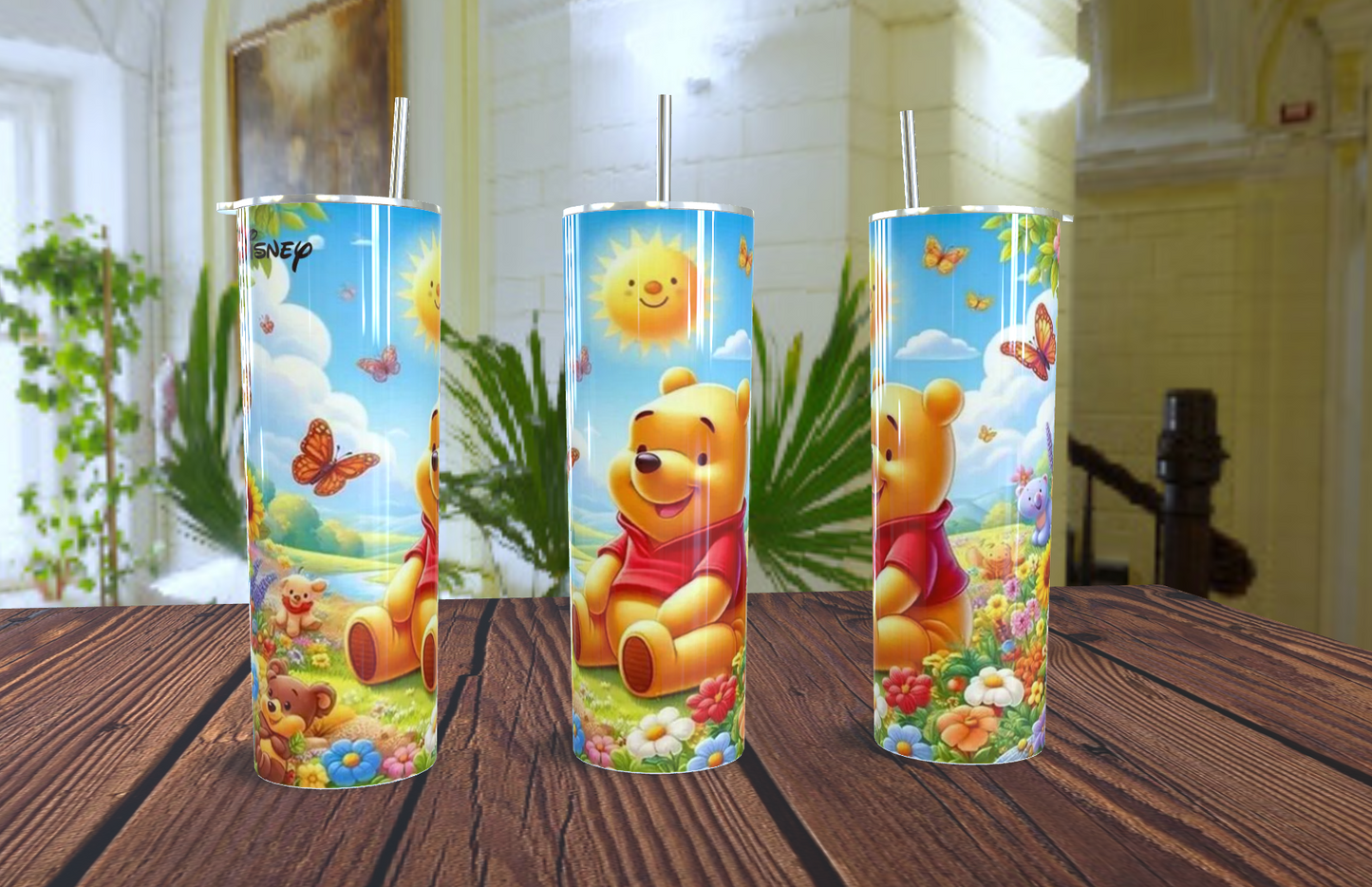 Tumbler con imagen de Winnie the pooh