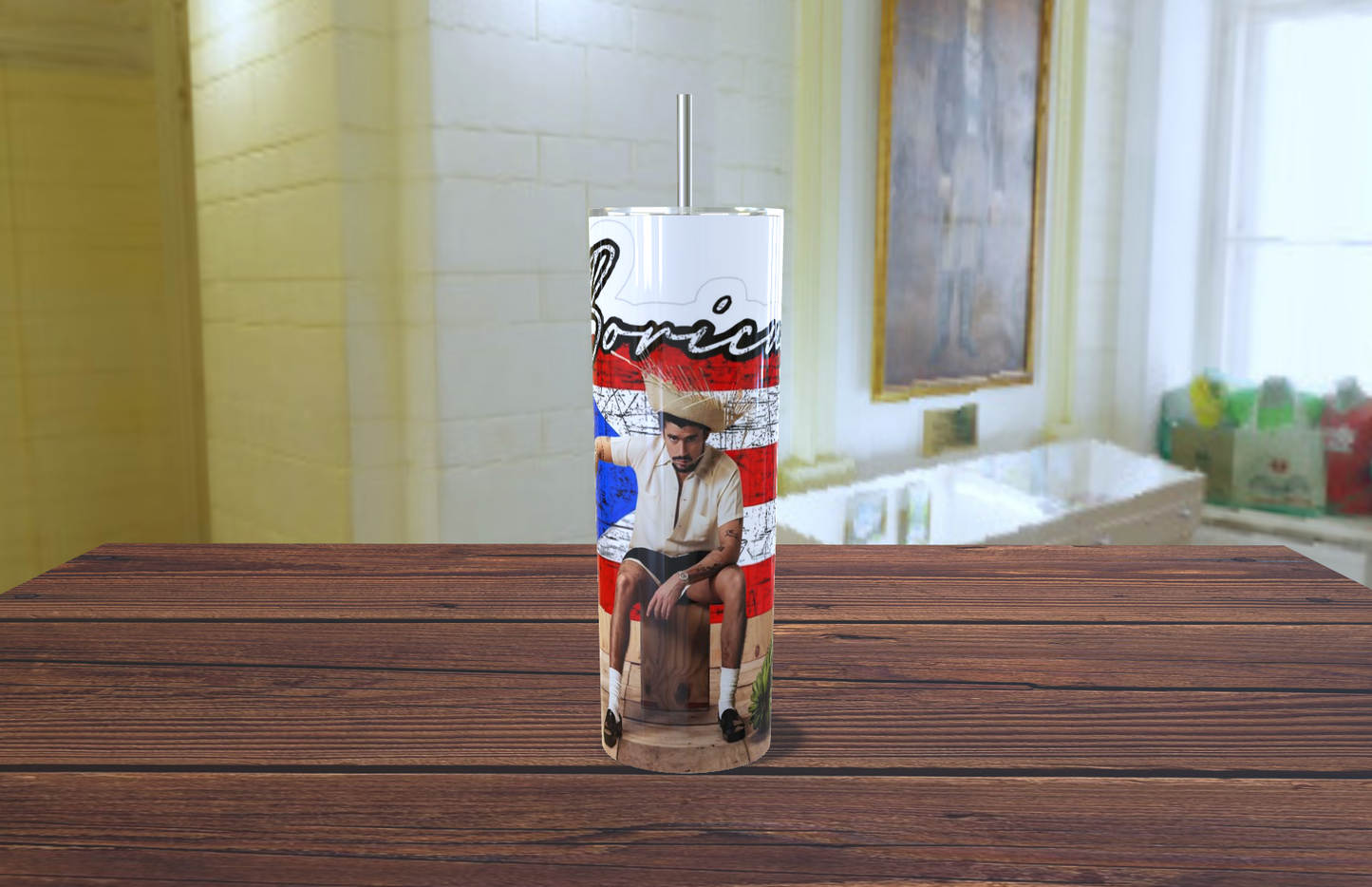 🇵🇷 Tumbler Bad Bunny – Orgullo, ritmo y estilo boricua 🎤