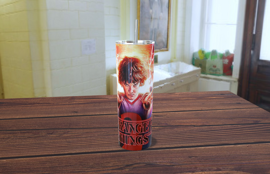 🚴‍♂️ Tumbler "Mike Wheeler - El Líder del Grupo" - Acero Inoxidable