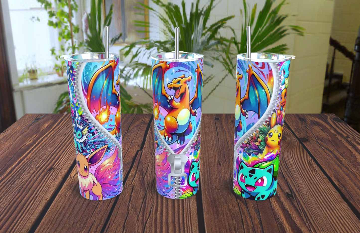 🔥 Vaso Tumbler "Charizard Fuego Pop Art" - ¡Atrápalo en este Diseño Épico! 🐉✨