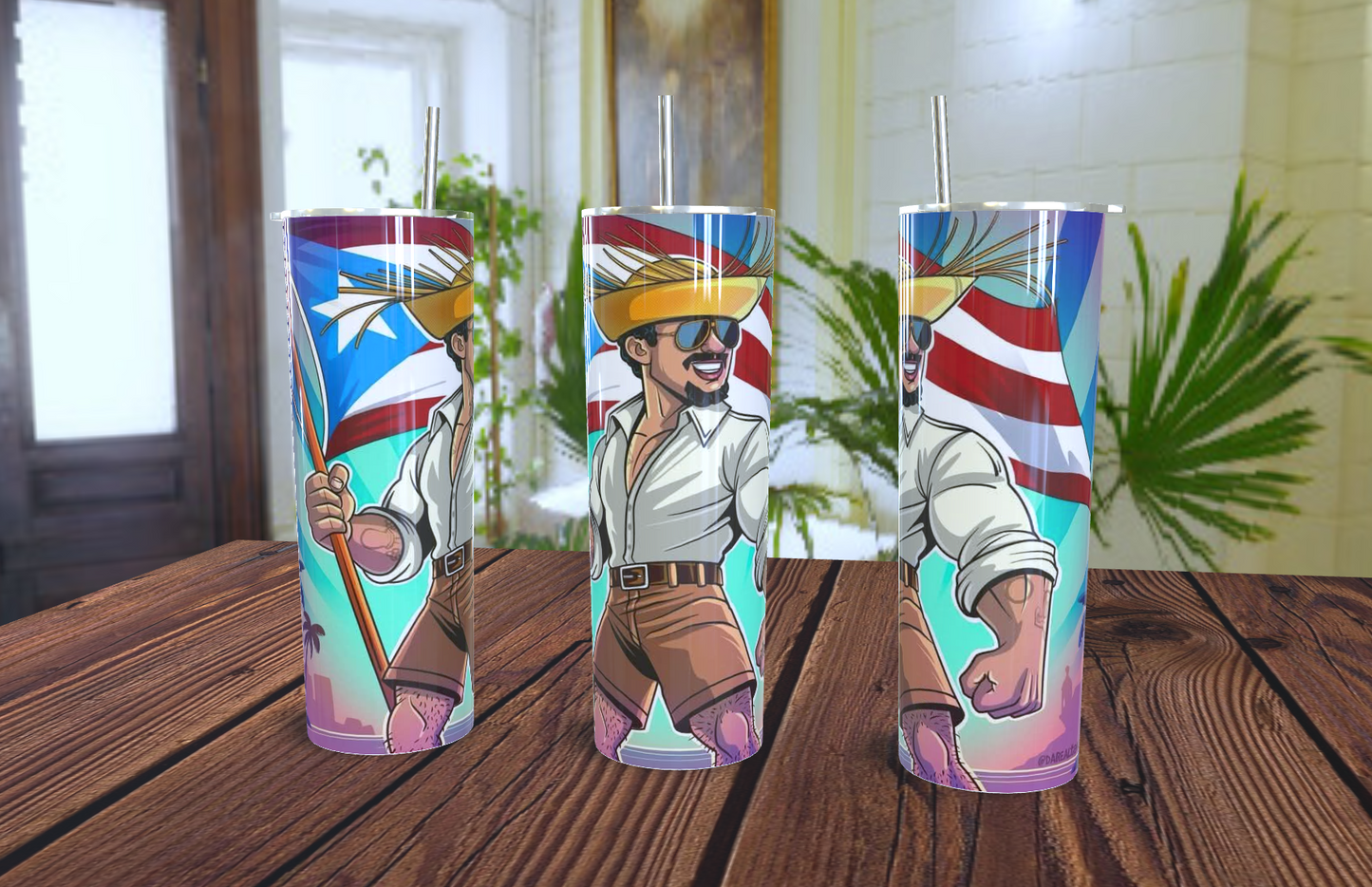 🐰 Vaso Tumbler "Bad Bunny Estilo Un Verano Sin Ti" - ¡El Conejo Malo con Todo el Flow! ☀️🎤