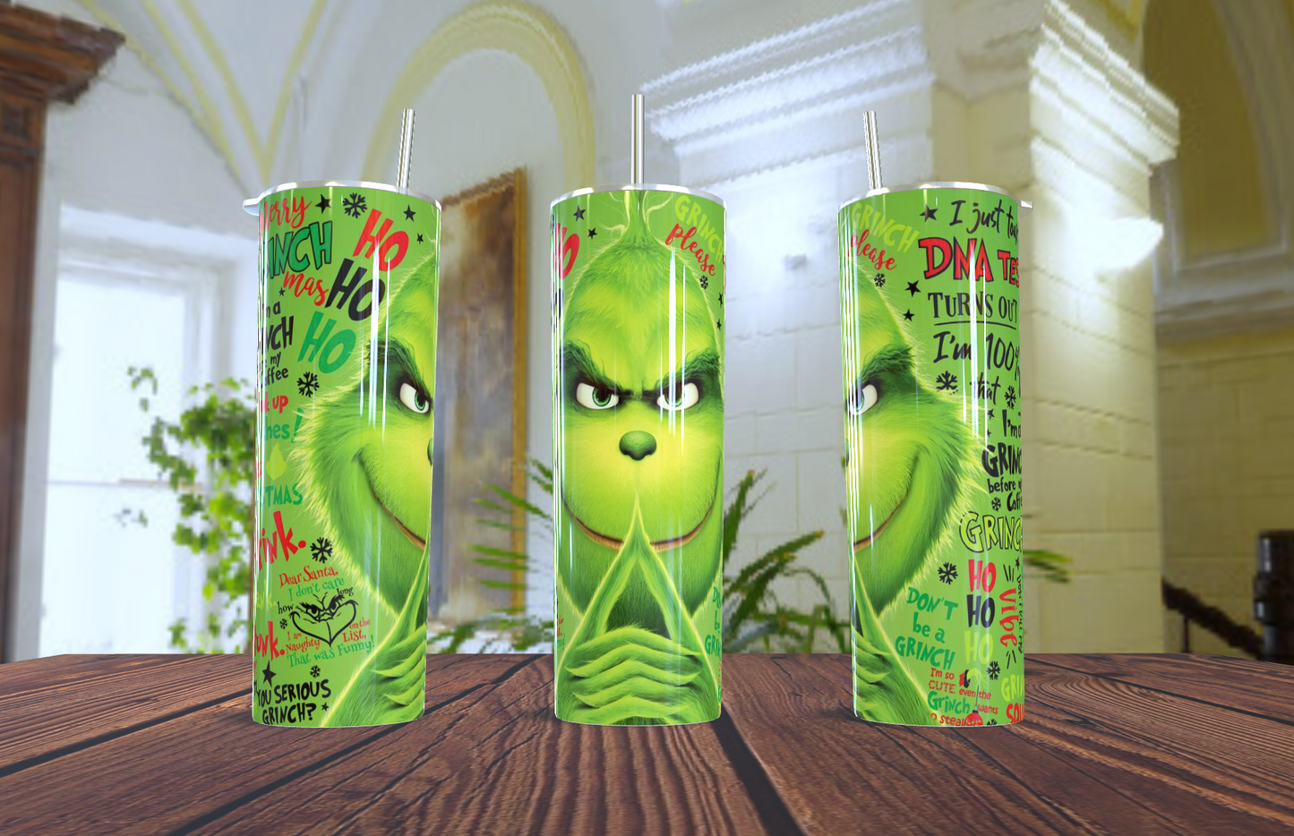 Diseño 'El Grinch Navideño' - 20oz