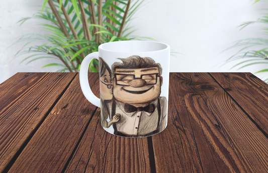 Taza "Mi Aventura Favorita eres Tú" - Ilustración Pareja Viejitos.