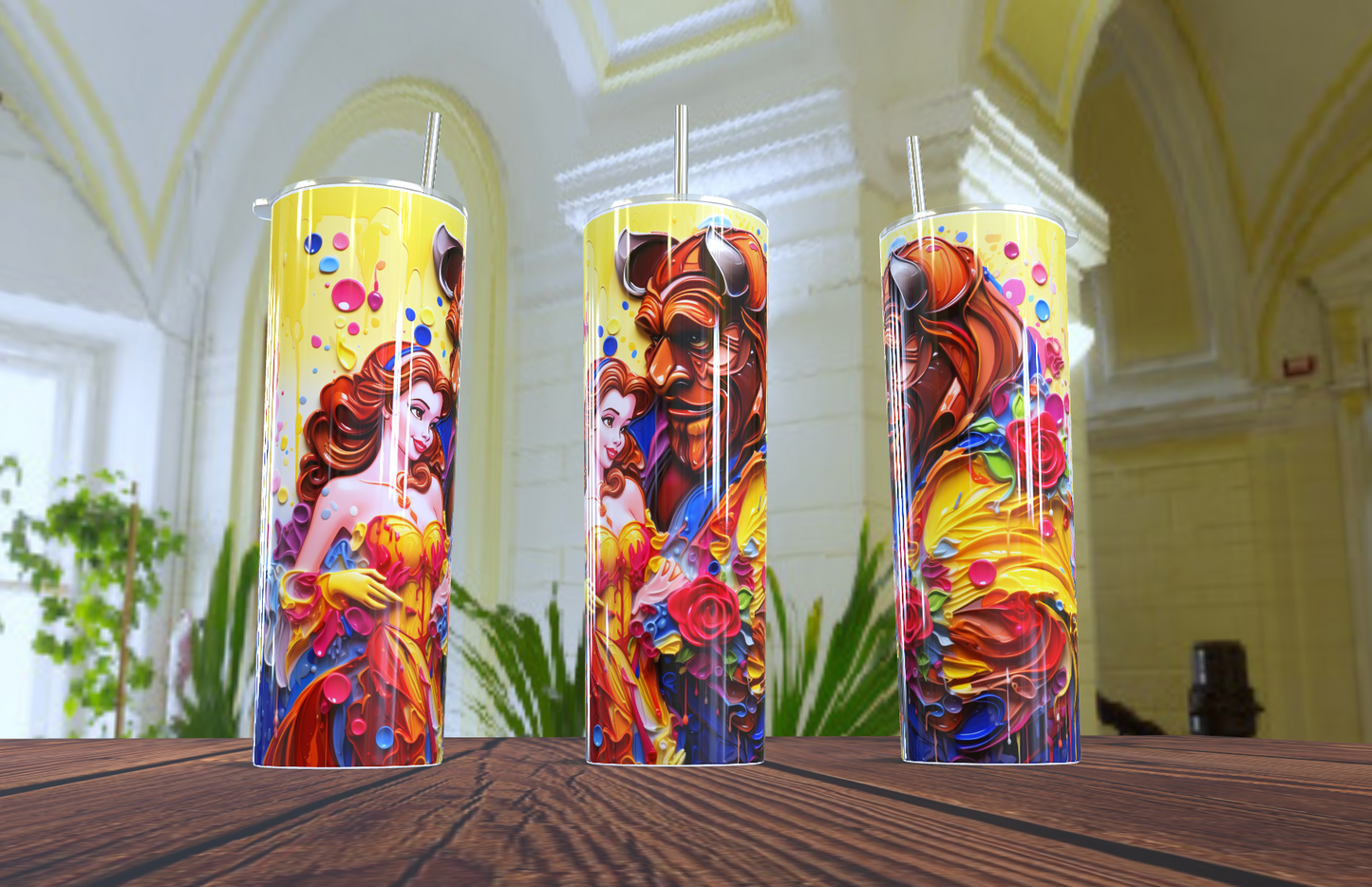 Vaso Térmico de Acero Inoxidable (20oz) - Colección Arte Vibrante: Clásicos que Inspiran