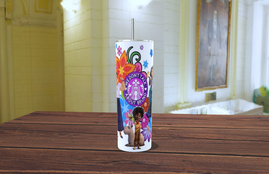 Termo Skinny "Encanto: We Don't Talk About Bruno" – 20oz de Magia y Color