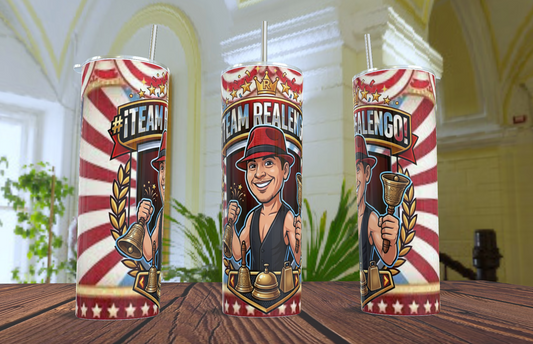 Team Realengue Circus Tumbler – 20oz Skinny Tumbler